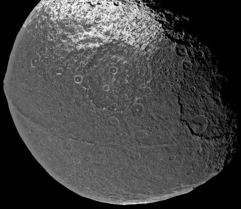 Замороженный спутник Сатурна