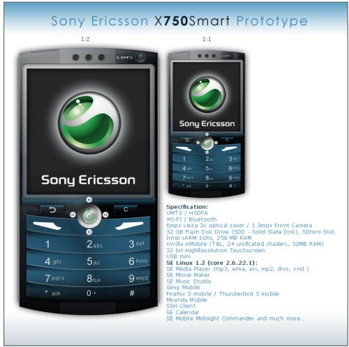 Sony Ericsson X750 - фантастический смартфон