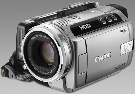 Canon HG10 – компактная видеокамера c жестким диском