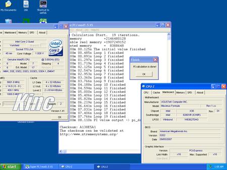 Intel Core 2 Extreme QX9650: рекорды в SuperPi и 3DMark