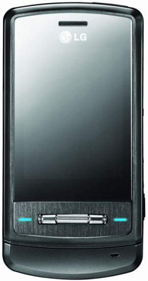 LG Shine в тёмном платье