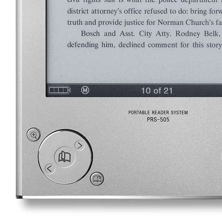 Sony Reader PRS-505 появляется в продаже