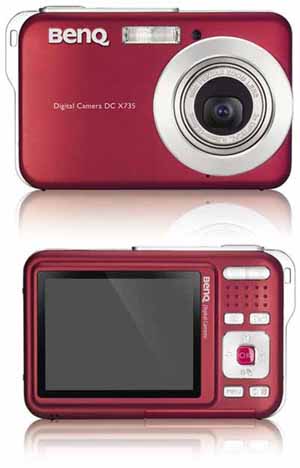 «Худосочная» 7-мегапиксельная ЦФК BenQ DC X735