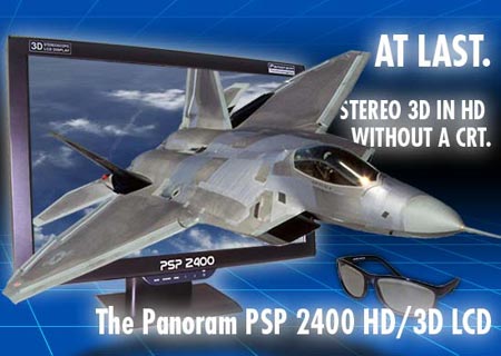 24-дюймовый трехмерный дисплей Panoram PSP 2400