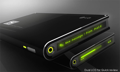 Оригинальный концепт сенсорного телефона от LG