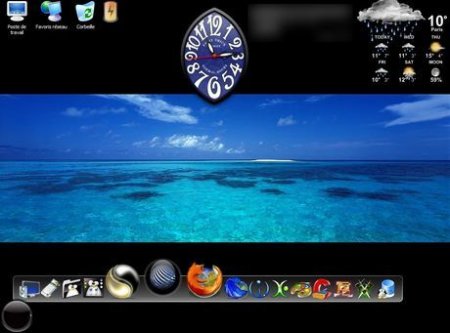 RocketDock 1.3.3 - панель Mac OS