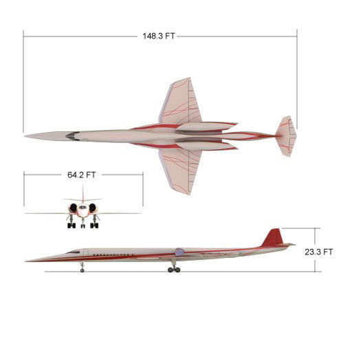 Aerion – первый частный сверхзвуковой самолет