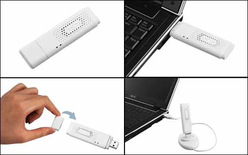 Внешний мини-адаптер ASUS для сетей Wi-Fi