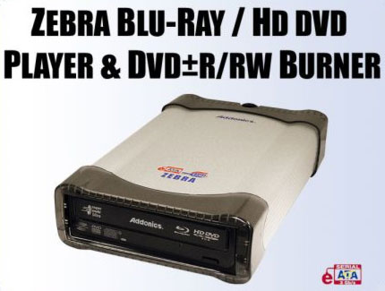 Внешний привод Zebra: Blu-ray/HD DVD за $400
