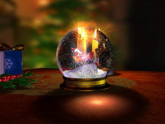 Snow Globe 3D ScreenSaver v1.0
