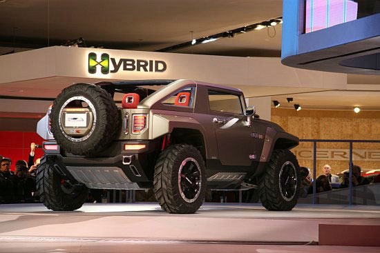 Концептуальный внедорожник на биотопливе Hummer HX