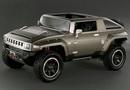 Концептуальный внедорожник на биотопливе Hummer HX