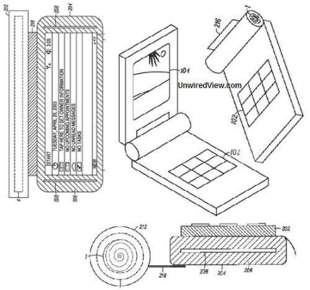 Motorola запатентовала гибкую клавиатуру