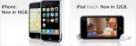 Apple: iPhone 16 GB и iPod touch 32 GB
