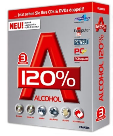 Alcohol 120% 1.9.7.6221 - виртуальный CDDVD