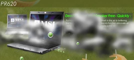 MSI: первый в мире анионный ноутбук