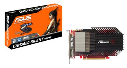 Видеокарты ASUS EAH3650 SILENT