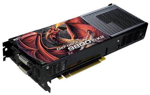 Видеокарты на базе GeForce 9800 GX2
