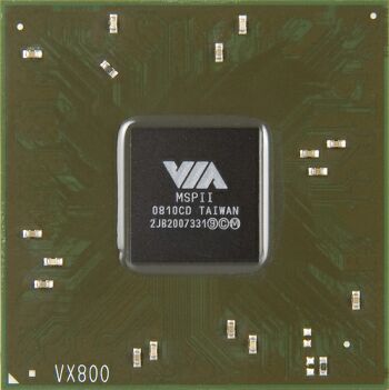 VIA представила чипсет VX800 для ультрапортативных ПК