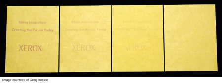 Самоочищающаяся бумага от Xerox