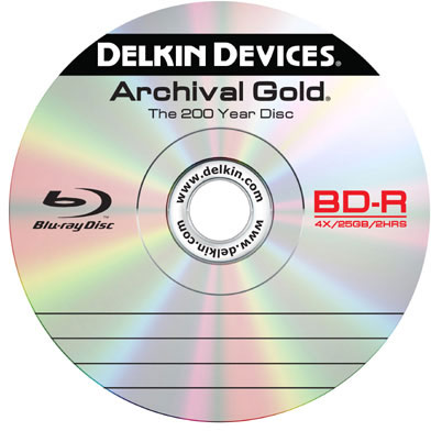 Диски Archival Gold BD-R будут хранить данные 200 лет