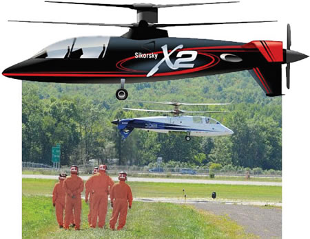 Самый быстрый вертолет Sikorsky Х2