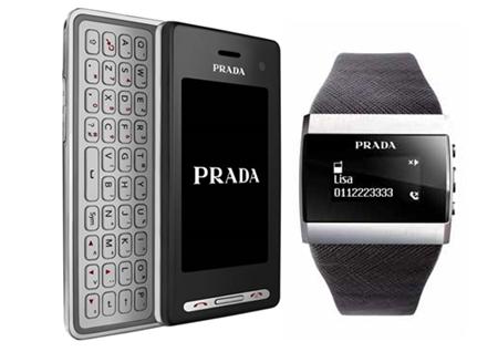 LG KF900 Prada II с часами в комплекте