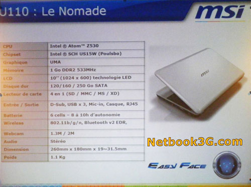 MSI, Wind, U110, U115, U120H