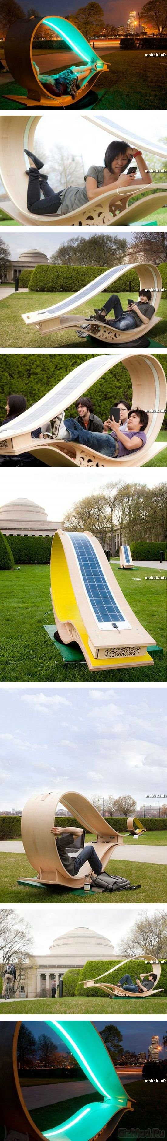 Кресла на солнечных батареях