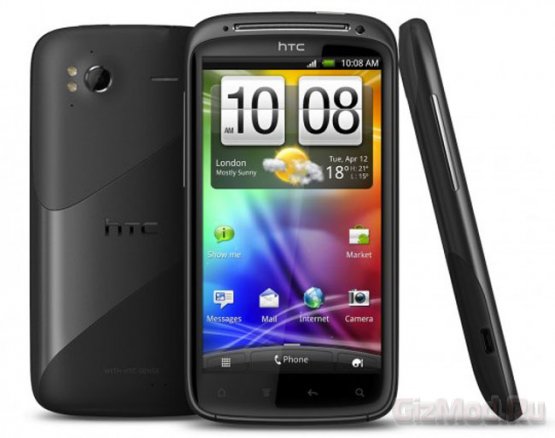 HTC Sensation на официальном видео
