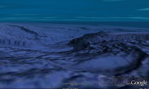 Океанское дно можно увидеть в Google Earth