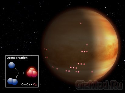 В атмосфере Венеры обнаружен озон