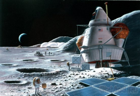 Роскосмос планирует станцию на Луне
