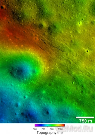 Луна остыла миллионами лет позже