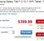 Samsung обьявила цену на 10" GALAXY Tab 2