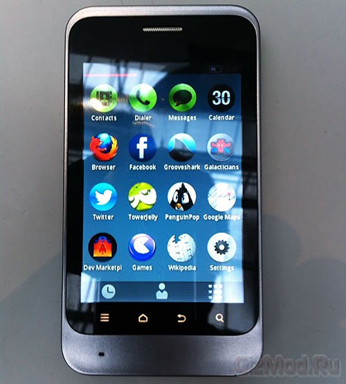 Прототип смартфона на базе Firefox OS