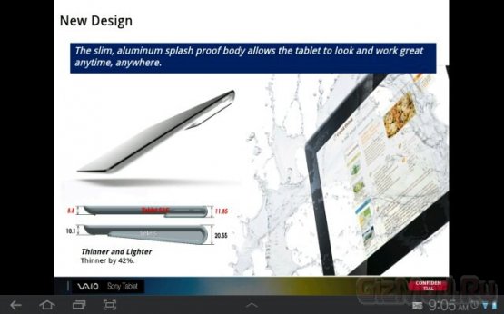 Sony работает над Xperia Tablet