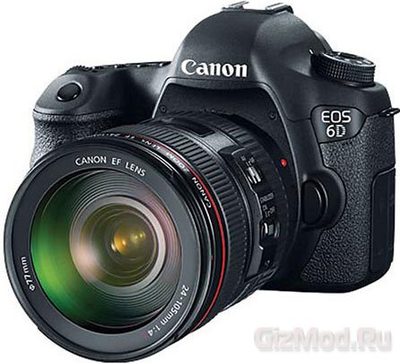 Зеркальная камера EOS 6D в исполнении Canon