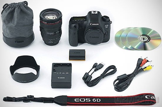Зеркалка Canon EOS 6D официально