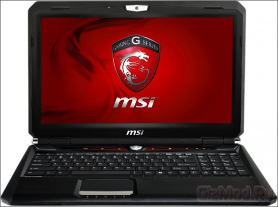 MSI анонсировала ноутбук GX60 на процессоре AMD Trinity