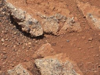 Высохший ручей на Марсе