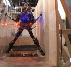 Робот Boston Dynamics преодолевает сложные препятствия