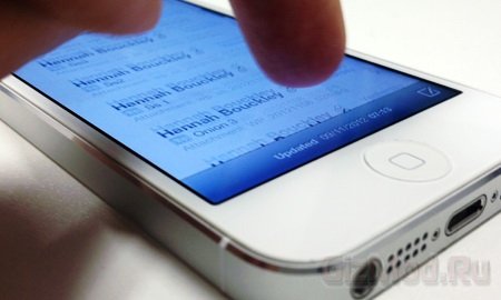 Неадекватное поведение сенсора дисплея в iPhone 5