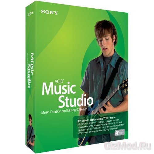 ACID Music Studio 10.0.99 - звуковой редактор
