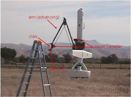 DARPA показали беспилотник с манипулятором DARPA показали беспилотник с манипулятором