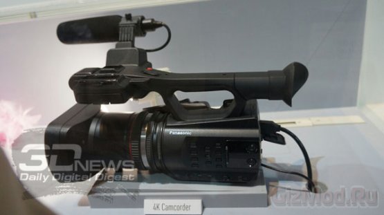 Panasonic показала прототип UHD-видеокамеры