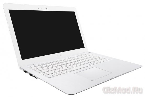 Доступный 13,3" тонкий ноутбук MSI S30