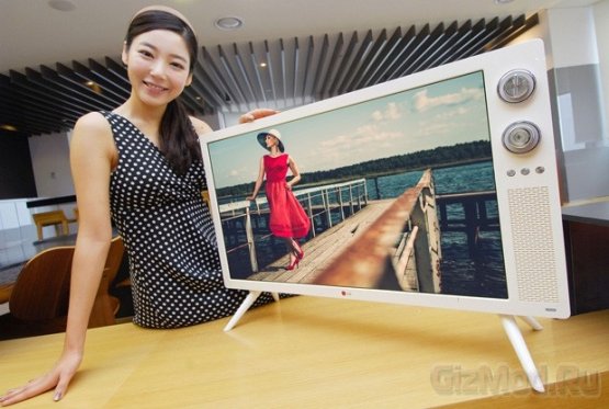 LG показала ТВ-панель в ретро стиле