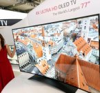 Огромный изогнутый 4K OLED телевизор LG