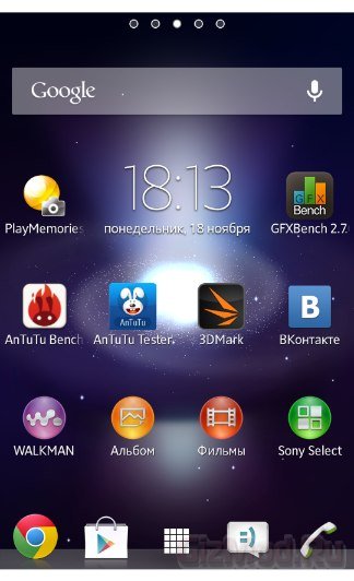 Обзор смартфона Sony Xperia ZR